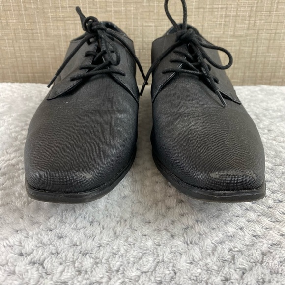 Calvin Klein Men’s Black Benton‎ 2 Oxford Dress Shoe Sz 9.5 - Picture 6 of 12